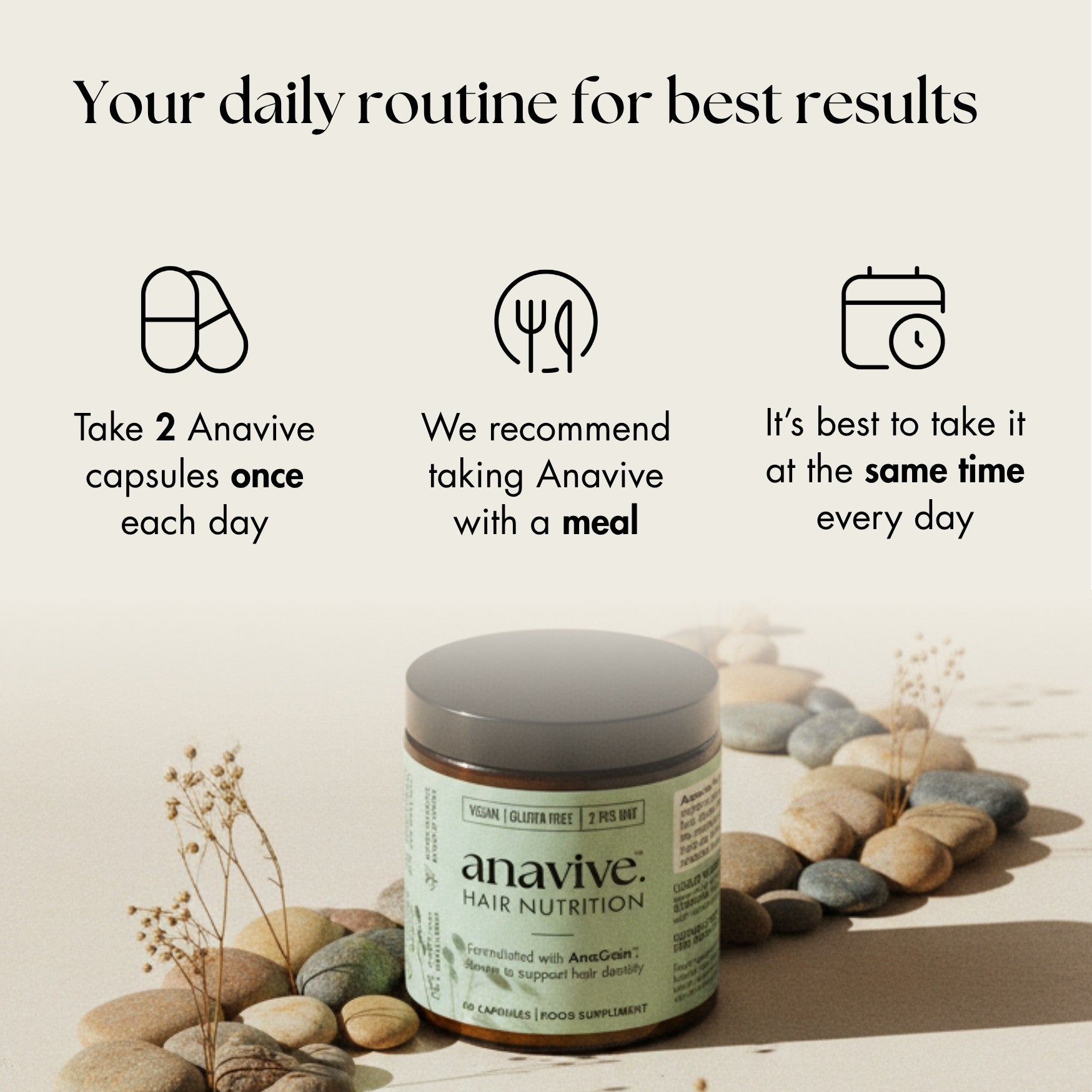 Anavive Hair Nutrition - 1 Month Supply